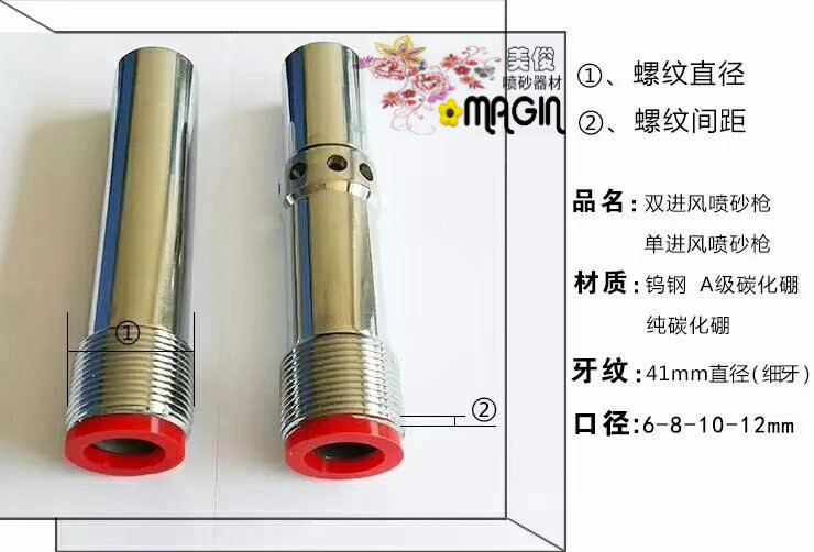 Single and Double Inlet Sandblasting Gun