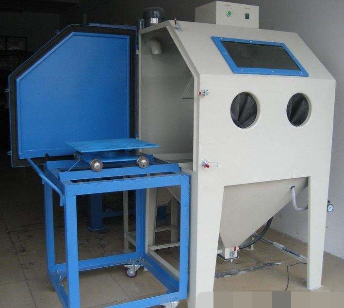 Turntable sandblasting machine, trolley sandblasting machine, rotary sandblasting machine