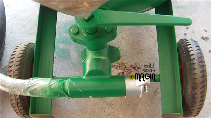 Manual sand control valve, sand blast valve