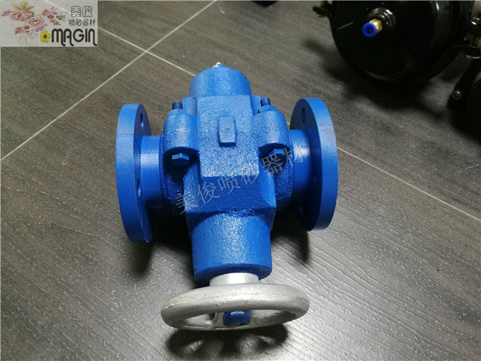 Manual sand adjustment valve inspection valve