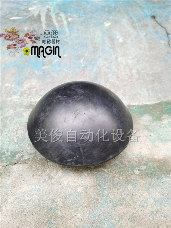 Sandblasting tank rubber mushroom head sealing top plug