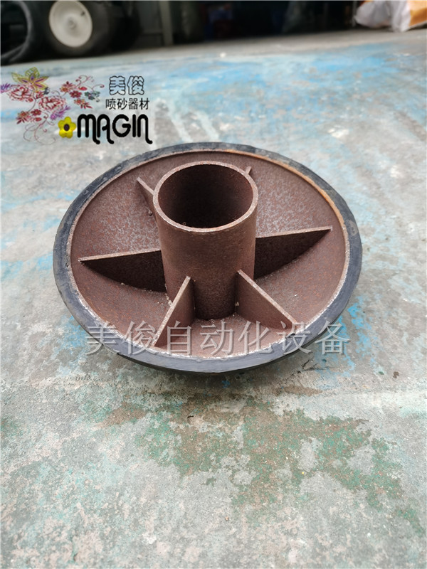 Sandblasting tank rubber mushroom head sealing top plug