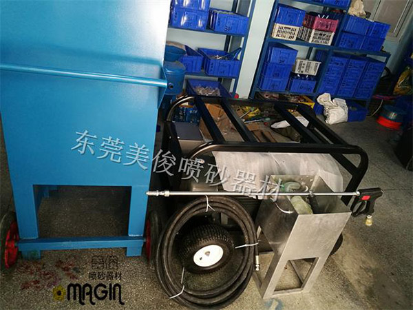 Ultra-high pressure water sandblasting machine 500 kg environmental protection rust and paint removal equipment
