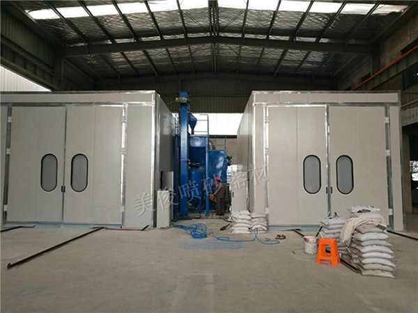 Traditional machinery to enhance environmental protection sandblasting room